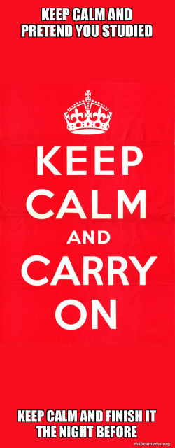 Keep Calm and Sleep