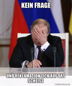 Putin Facepalm