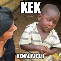 Skeptical Third World Kid