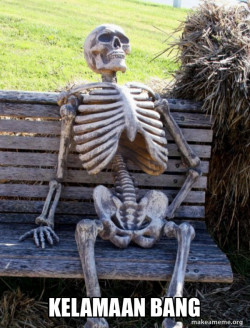 Waiting Skeleton