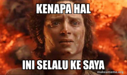 Frodo it's over it's done