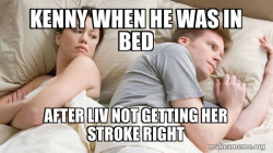 Couple thinking in bed