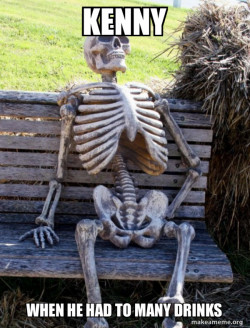 Waiting Skeleton