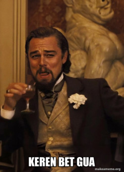 Leonardo DiCaprio Laughing Django