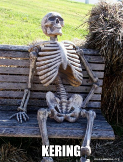 Waiting Skeleton