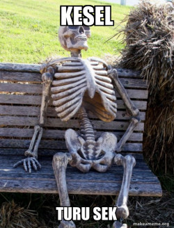 Waiting Skeleton