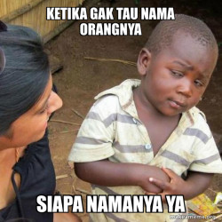 Skeptical Third World Kid