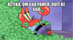 Mr Krabs Money