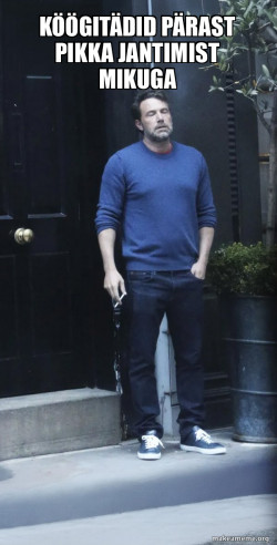 Ben Affleck Smoking
