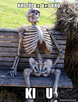 Waiting Skeleton