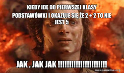 Frodo it's over it's done
