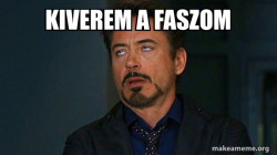Tony Stark Eye Roll