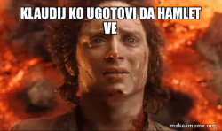 Frodo it's over it's done
