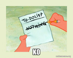To Do List - Nothing