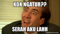 Sarcastic Nicholas Cage