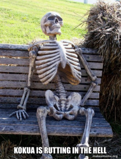 Waiting Skeleton