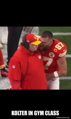 Travis Kelce and Coach