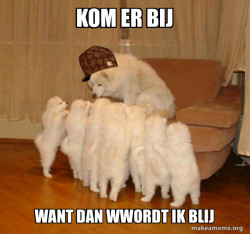 Scumbag Storytelling Dog