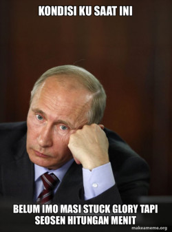 Contemplative Putin