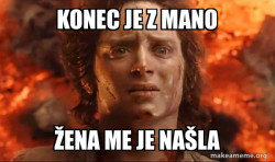 Frodo it's over it's done