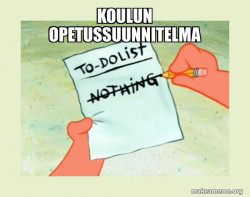 To Do List - Nothing