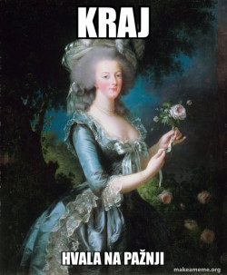 Marie Antoinette Let Them Eat Cake