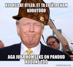 Scumbag Donald Trump