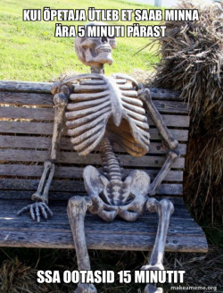Waiting Skeleton