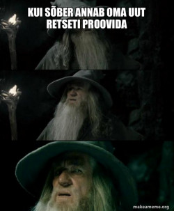 Confused Gandalf