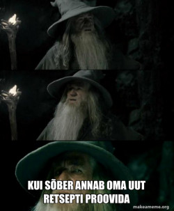 Confused Gandalf