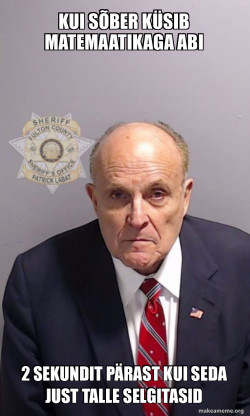 Rudy Giuliani Mugshot