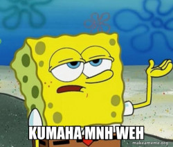 Tough SpongeBob
