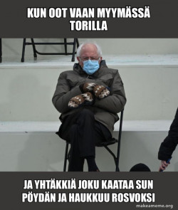 Bernie Sanders at the Inauguration