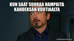 Tony Stark Eye Roll