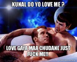 Spock and Kirk