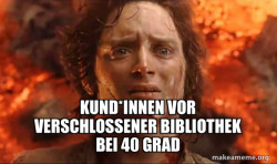 Frodo it's over it's done