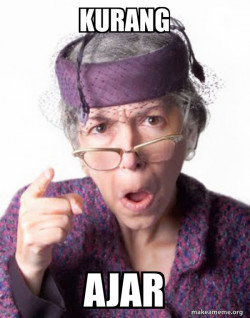 Disapproving Grandma