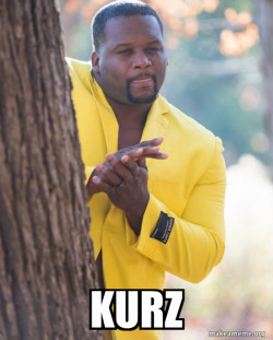 Anthony Adams in Yellow Suit Rubbing Hands