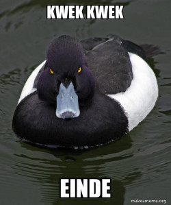 Revenge Duck ( Angry Advice Duck )