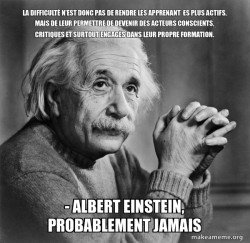 Serious Albert Einstein