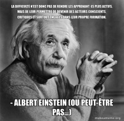 Serious Albert Einstein
