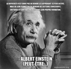 Serious Albert Einstein