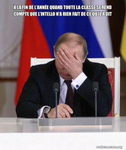Putin Facepalm