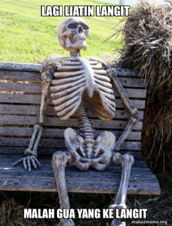 Waiting Skeleton