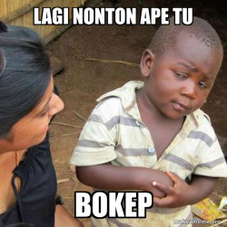 Skeptical Third World Kid