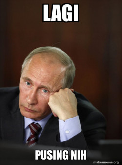 Contemplative Putin