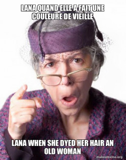 Disapproving Grandma