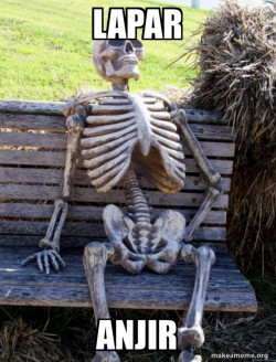 Waiting Skeleton