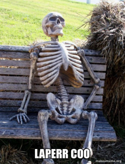 Waiting Skeleton