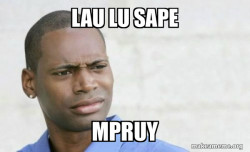 Confused Black Man